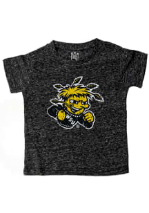 Wichita State Shockers Toddler Black Primary Logo Short Sleeve T-Shirt