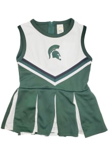 Michigan State Spartans Toddler Girls Green Tackle Sets Cheer Dress