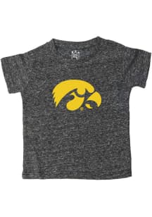 Iowa Hawkeyes Toddler Black Knobby Short Sleeve T-Shirt