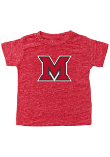Miami RedHawks Toddler Red Knobby Short Sleeve T-Shirt