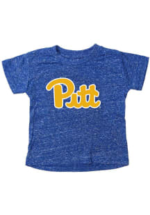 Pitt Panthers Toddler Blue Knobby Short Sleeve T-Shirt