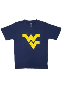 West Virginia Mountaineers Youth Navy Blue Primary Logo Short Sleeve T-Shirt