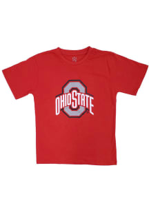 Infant Red Ohio State Buckeyes Primary Logo Short Sleeve T-Shirt