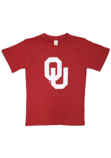 Oklahoma Sooners Toddler Cardinal Primary Logo Short Sleeve T-Shirt