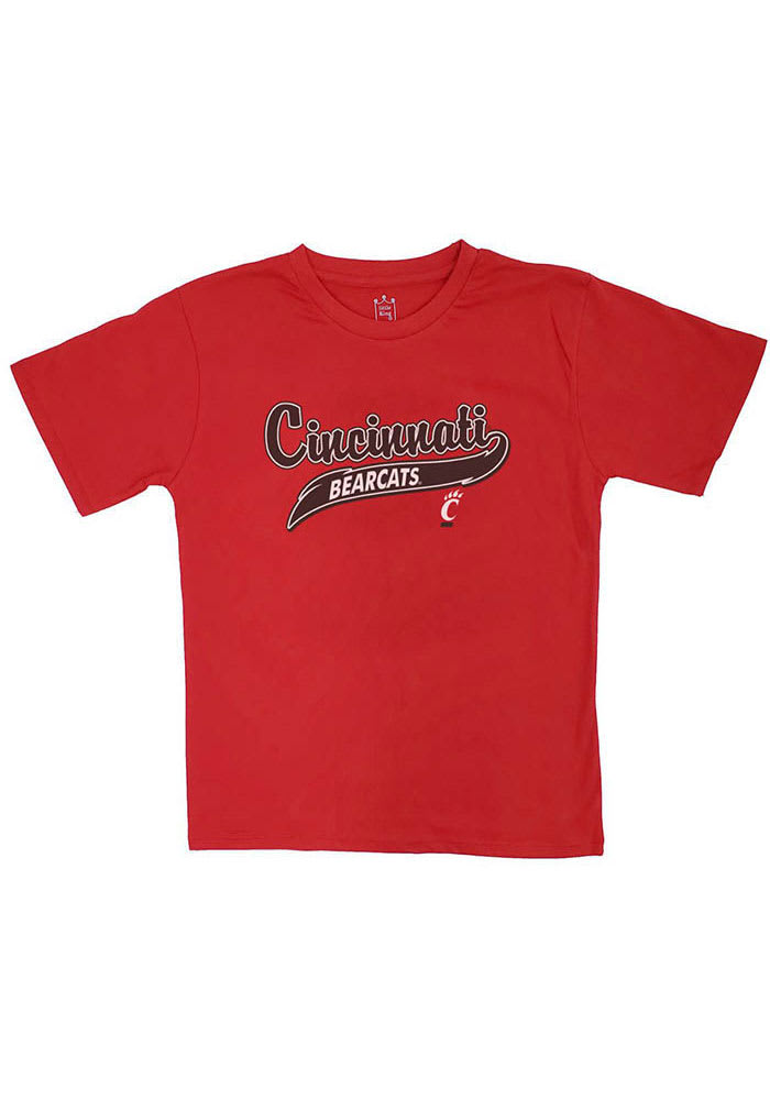 Cincinnati Bearcats Youth Red Mascot Short Sleeve T-Shirt