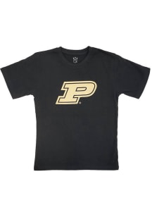 Purdue Boilermakers Youth Black Primary Logo Short Sleeve T-Shirt