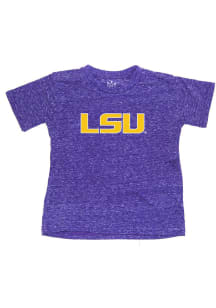 LSU Tigers Youth Purple Knobby Short Sleeve Fashion T-Shirt