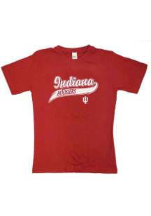 Indiana Hoosiers Youth Cardinal Mascot Short Sleeve T-Shirt