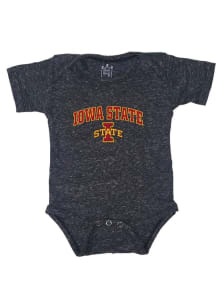 Iowa State Cyclones Baby Cardinal Arch Mascot Short Sleeve One Piece