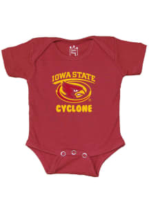 Iowa State Cyclones Baby Cardinal Newest Cyclone Short Sleeve One Piece