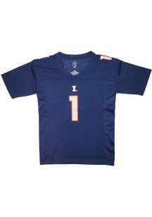 Illinois Fighting Illini Youth Navy Blue Game Day Football Jersey