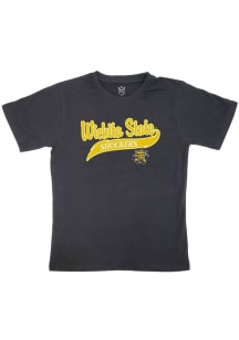 Wichita State Shockers Youth Black Mascot Short Sleeve T-Shirt