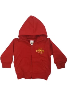 Iowa State Cyclones Baby Hooded Long Sleeve Full Zip Sweatshirt - Cardinal