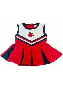 Louisville Cardinals Baby Red Tackle Set Cheer