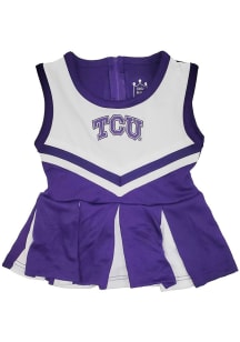 TCU Horned Frogs Toddler Girls Purple Tackle Sets Cheer Dress