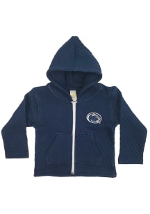 Baby Navy Blue Penn State Nittany Lions Quilted Long Sleeve Full Zip Sweatshirt