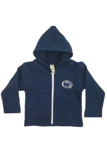 Baby Navy Blue Penn State Nittany Lions Quilted Design Long Sleeve Full Zip Sweatshirt