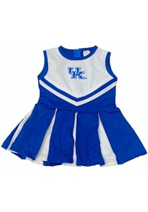 Little King Kentucky Wildcats Toddler Girls Blue Tackle Sets Cheer Dress