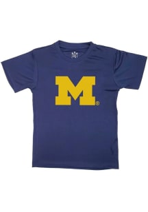 Infant Navy Blue Michigan Wolverines Primary Logo Design Short Sleeve T-Shirt