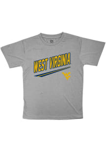 West Virginia Mountaineers Youth Grey Logo Short Sleeve T-Shirt