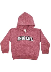 Little King Indiana Hoosiers Youth Cardinal Knobby Long Sleeve Hoodie