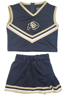 Little King Colorado Buffaloes Girls Black Tackle Set Cheer