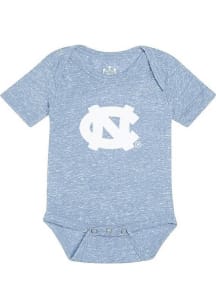 North Carolina Tar Heels Baby Light Blue Primary Logo Short Sleeve One Piece
