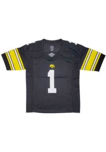 Iowa Hawkeyes Youth Black Game Day Football Jersey