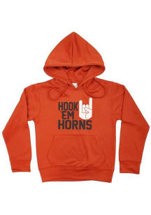 Texas Longhorns Youth Burnt Orange Team Chant Long Sleeve Hoodie