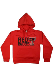 Texas Tech Red Raiders Youth Red Team Chant Long Sleeve Hoodie