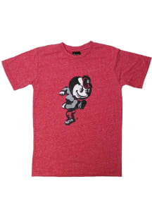 Brutus Buckeye Infant Red Ohio State Buckeyes Knobby Primary Logo Short Sleeve T-Shirt