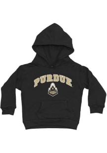 Purdue Boilermakers Toddler Black Arch Mascot Long Sleeve Hooded Sweatshirt