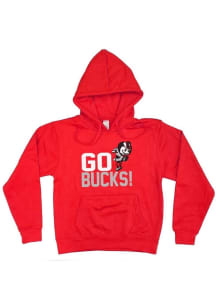 Youth Red Ohio State Buckeyes Team Chant Long Sleeve Hood