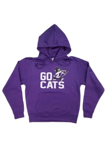 Youth Purple K-State Wildcats Team Chant Long Sleeve Hood