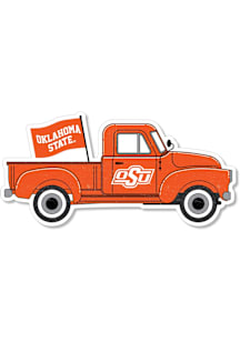 Oklahoma State Cowboys 2" Truck Dizzler Stickers - Orange