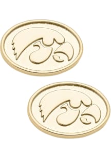 Iowa Hawkeyes Matte Stud Womens Earrings