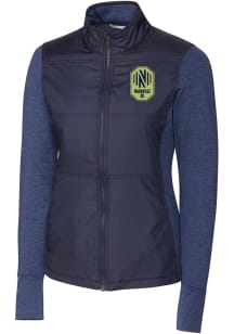 Cutter and Buck Nashville SC Womens Navy Blue Stealth Light Weight Jacket