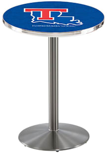 Louisiana Tech Bulldogs Stainless Round Base Pub Table
