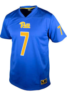 Javon Mcintyre Genuine Collective Mens Blue Pitt Panthers NIL Football Jersey