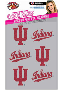 Crimson Indiana Hoosiers 6pk Fandazzler Tattoo