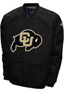 Colorado Buffaloes Mens Black Windshell Pullover Jackets