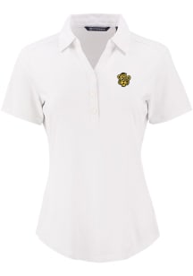 Cutter and Buck Missouri State Bears Womens White Vault Forge Eco Polo Short Sleeve Polo Shirt