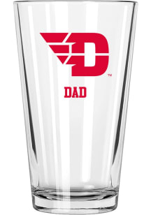 Dayton Flyers Dad 16 oz Pint Glass - White