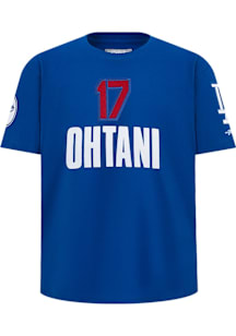 Shohei Ohtani Los Angeles Dodgers Boys Blue Classic Short Sleeve Fashion Tee