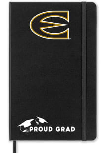 Emporia State Hornets Proud Grad team logo Notebook and Folder - Black