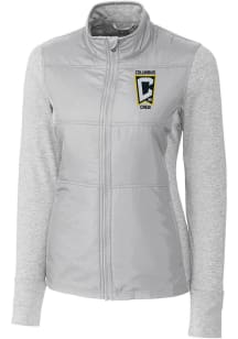 Cutter and Buck Columbus Crew Womens Grey Stealth Light Weight Jacket