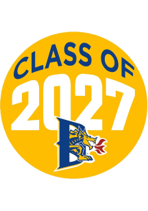 Navy Blue Drexel Dragons 3&quot; Class of 2027 Button