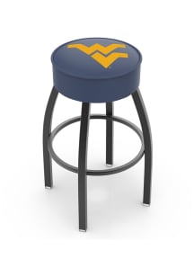 West Virginia Mountaineers Swivel Pub Stool - Black