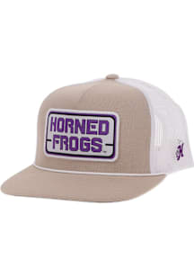 Hooey TCU Horned Frogs Brown 5 Panel Snapback Mens Snapback Hat