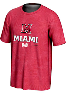 ProSphere Miami RedHawks Red Dad Short Sleeve T Shirt